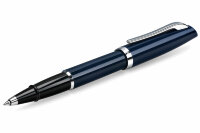 Ручка-роллер Aurora Style Blue Barrel Chrome Plated Trim (AU E72-CB)