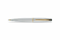 Шариковая ручка Aurora Style Chrome Plated Barrel and Cap Gold Plated Trim (AU E34-P)