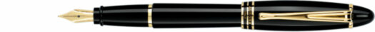 Перьевая ручка Aurora Ipsilon Black Barrel and Cap Gold Plated Trim (AU B11-NM),(AU 505),(AU B14-M),(AU B14-CN