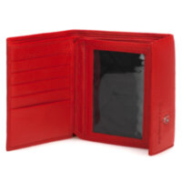 Кошелек Tonino Lamborghini Sport Elegance Red, 13х11 см, кожа.