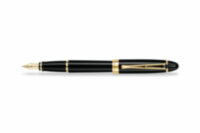 Перьевая ручка Aurora Ipsilon Deluxe Black Barrel Gold Plated Trim (AU B12-NM),(AU 505),(AU B14-M),(AU B14-CNM