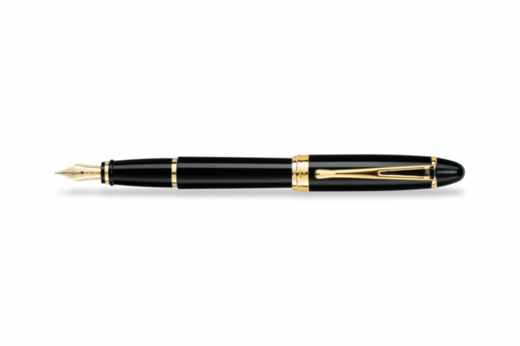 Перьевая ручка Aurora Ipsilon Deluxe Black Barrel Gold Plated Trim (AU B12-NM),(AU 505),(AU B14-M),(AU B14-CNM