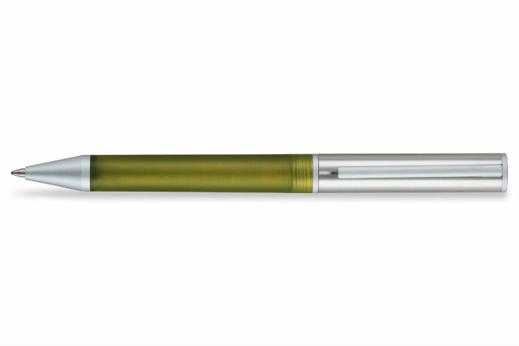 Шариковая ручка Inoxcrom Arena Green & Stainless Steel (IX 163077 3)
