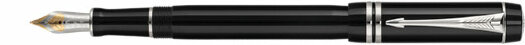 Перьевая ручка Parker Duofold Black Platinum (S0690560),(S0690580)