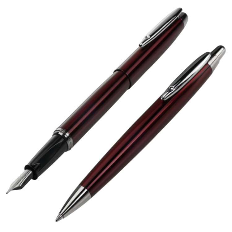 Набор (перо, шарик) Inoxcrom Zeppelin Briliant Burgundy (IX 911517 5)