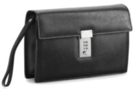 Барсетка Cerruti Executive Black, черный, 5.5х26х16.5 см.