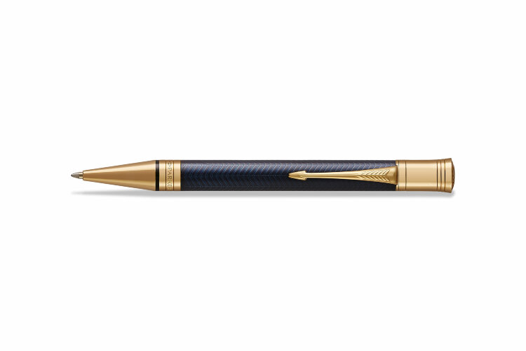 Шариковая ручка Parker Duofold Prestige Centennial Blue Chevron GT (1931373)