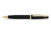Шариковая ручка Sheaffer 500 Gloss Black Cap & Barrel Gold Plated Trim (SH E2933450)