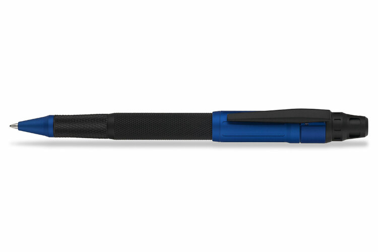 Шариковая ручка Colibri Ascari Matt Black Pachmayr Anodized Blue (CB BP-100T005)