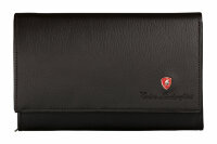 Портмоне Tonino Lamborghini Sport Elegance Brown, 17.7х11.5 см, кожа.