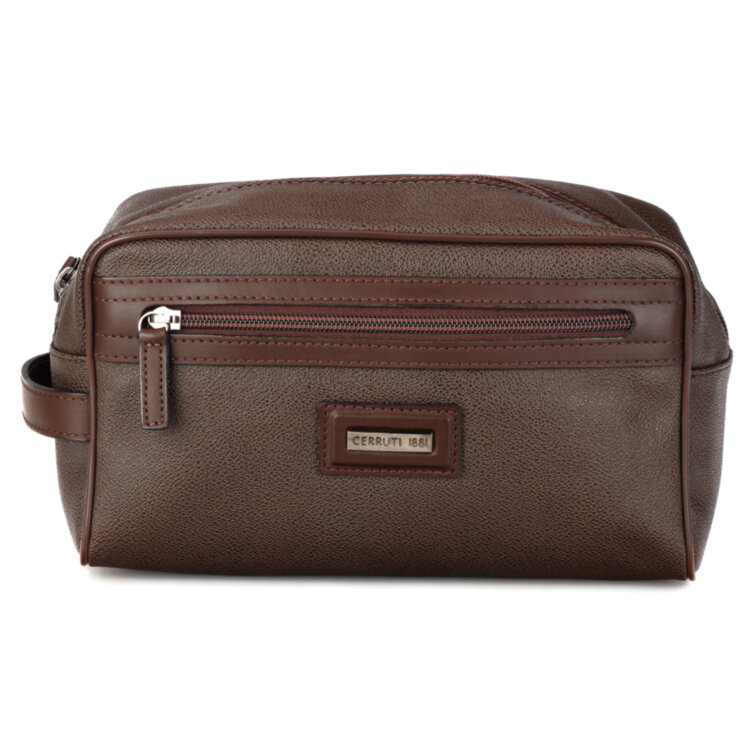 Барсетка Cerruti Explorer Brown, коричневый, 12х25х14 см.