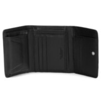 Кошелек Tonino Lamborghini Sport Elegance Black, 12х10.5 см, кожа.