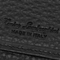 Кошелек Tonino Lamborghini Sport Elegance Black, 12х10.5 см, кожа.