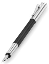 Перьевая ручка Graf von Faber-Castell Classic Guillloche Black (FCG146541),(FCG146540)