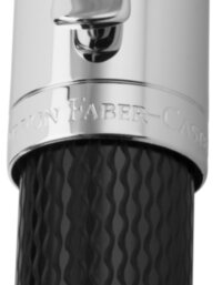 Перьевая ручка Graf von Faber-Castell Classic Guillloche Black (FCG146541),(FCG146540)