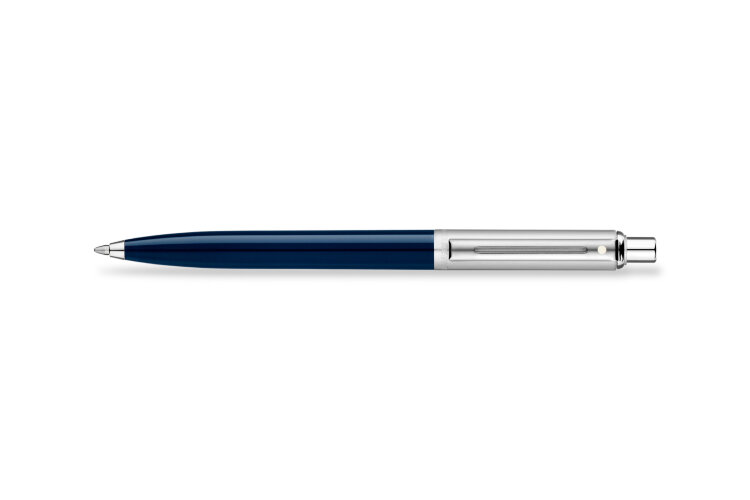 Шариковая ручка Sheaffer Sentinel Chrome Plated Cap Resin Blue Barrel Nickel Plate (SH E23217350)