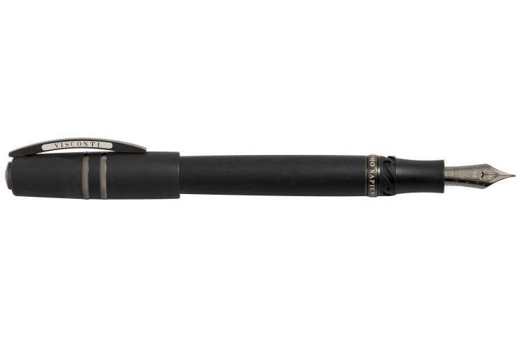 Перьевая ручка Visconti Homo Sapiens Lava Dark Age Black (VI KP15-05-FPF),(VI KP15-05-FPM)