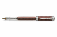 Перьевая ручка Parker Duofold Prestige Centennial Burgundy Chevron CT (1945418)