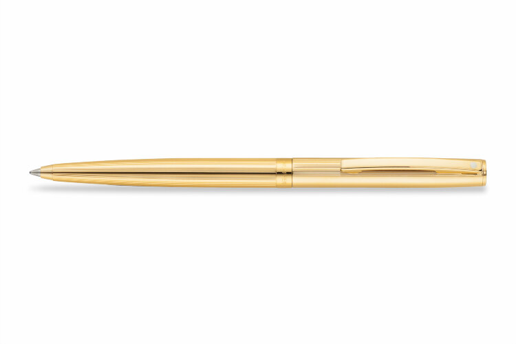 Шариковая ручка Sheaffer Sagaris Fluted Gold Tone Gold Tone Trim (SH E2947450)