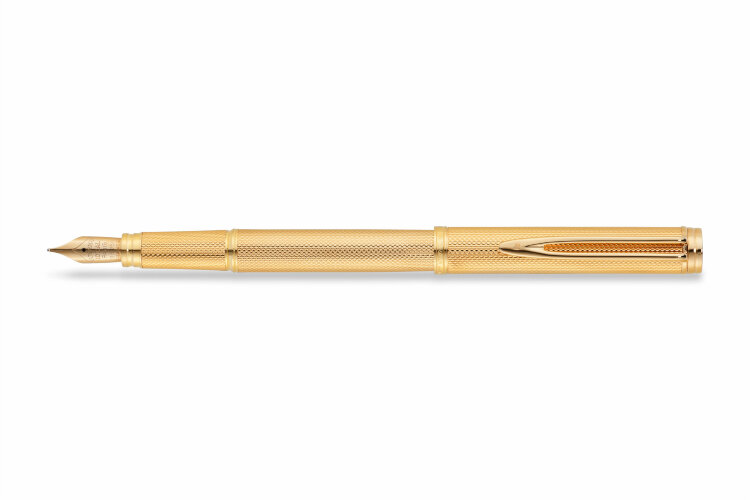 Перьевая ручка Waterman Gentleman Gold Plated Grain d`Orge (WT 070121/30)