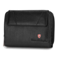 Кошелек Tonino Lamborghini Sport Elegance Black, 16х11.5 см, кожа.