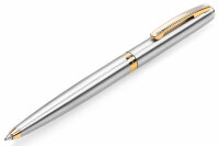 Шариковая ручка Sheaffer Sagaris Brushed Chrome Gold Tone Trim (SH E2947350)