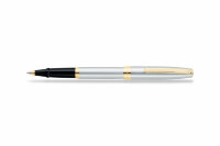 Ручка-роллер Sheaffer Sagaris Brushed Chrome Gold Tone Trim (SH E1947351)