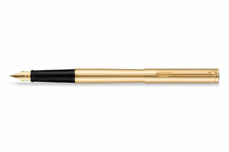 Перьевая ручка Sheaffer White Dot Brushed Gold / Gold Trim (SH 459 1),(SH 455 1),(SH 454 1)