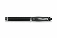 Ручка-роллер Aurora Ipsilon Black Matt Velvet Resin Chrome Plated Trim (AU B70-N)
