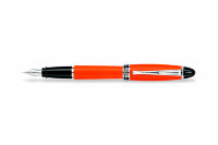 Перьевая ручка Aurora Ipsilon Lobster Orange Matt Velvet Resin Chrome Plated Tri (AU B10-OM)