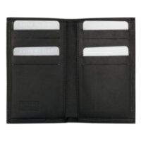 Визитница Texier Boston Black, TX 3102 чёрный, натуральная кожа.