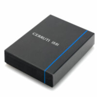 Портмоне Cerruti Fedra Black, 9х14 см, кожа.