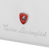 Визитница Tonino Lamborghini Portanotes - Portadocumenti White, натуральная кожа.