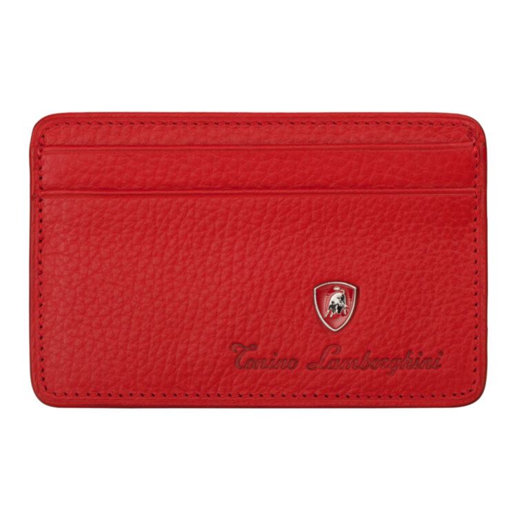 Визитница Tonino Lamborghini Sport Elegance Red, красный, 10.8х7 см.