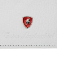 Визитница Tonino Lamborghini Sport Elegance White, натуральная кожа.