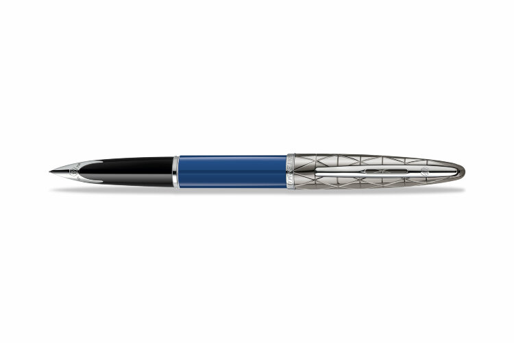 Перьевая ручка Waterman Carene Obsession Blue Lacquer/Gunmetal ST (1904558)