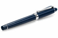 Ручка-роллер Aurora Ipsilon Deluxe Blue Barrel Chrome Plated Trim (AU B72-CB)