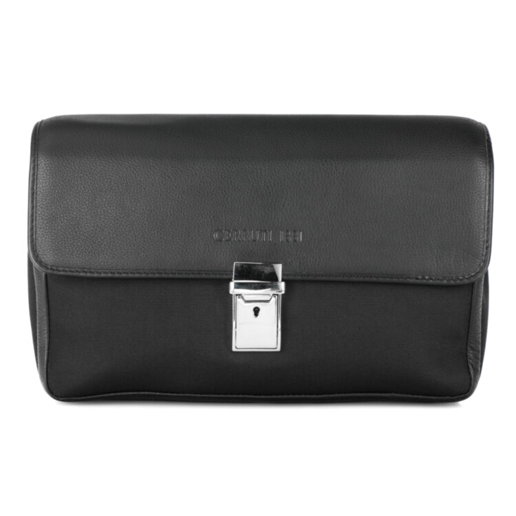 Барсетка Cerruti Travelmate Black, черный, 10х26х16 см.