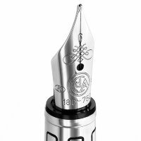 Перьевая ручка Caran d'Ache Hexagonale Silver Plated Rhodium (CR 5880-406)